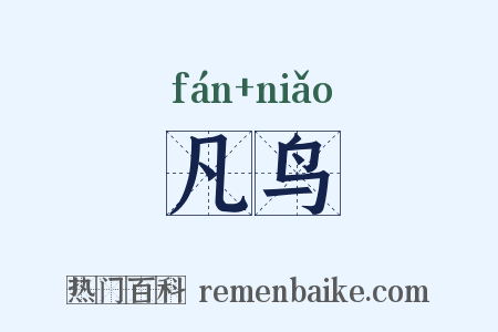 凡鸟是什么意思的图片